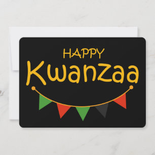 Tarjeta de vacaciones de Kwanzaa