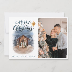 Tarjeta de vacaciones de la ciudad pequeña de Belé