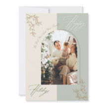 Tarjeta de vacaciones de la familia Arch minimalis