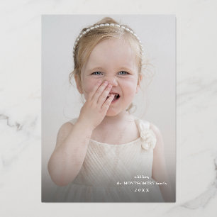 Tarjeta de vacaciones de la foto de la joy de la m