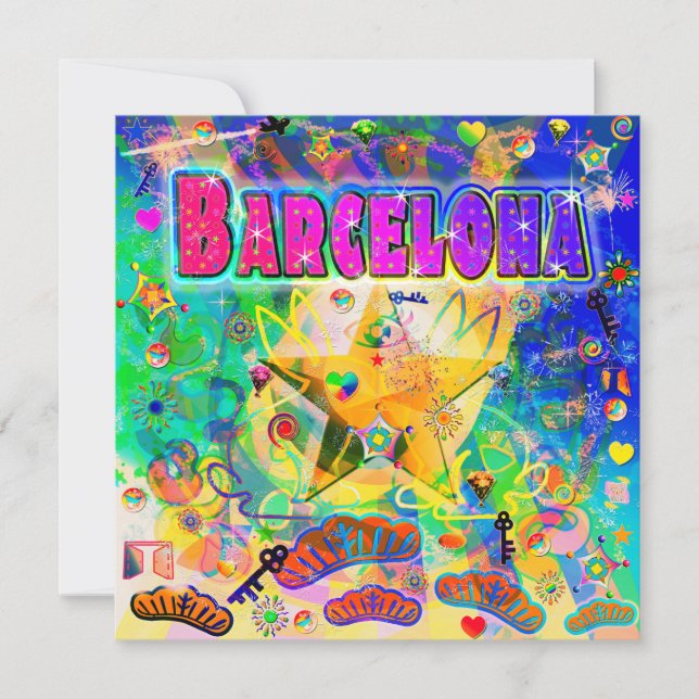 Tarjeta de vacaciones de la Hora de la Epoch de Ba (Anverso)