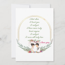 Tarjeta de vacaciones de marco dorado simple