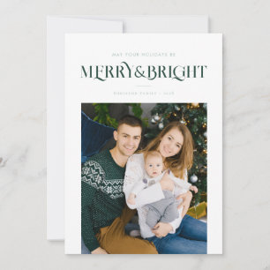 tarjeta de vacaciones de moda con alegres navidade