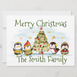 Tarjeta de vacaciones de Navidad