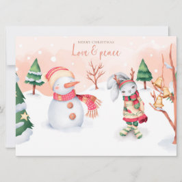 Tarjeta de vacaciones de Navidad