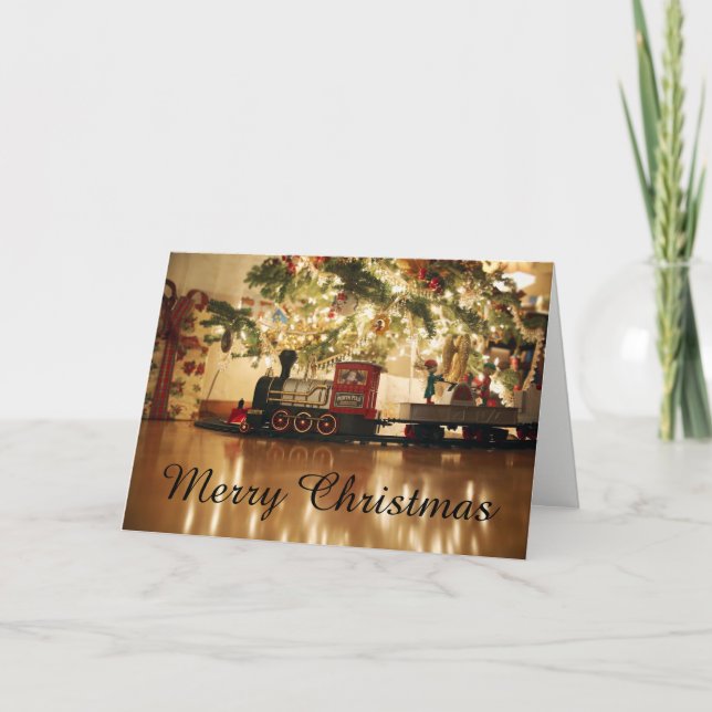 Tarjeta de vacaciones de navidad (Anverso)