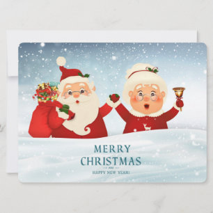 Tarjeta de vacaciones de Navidad