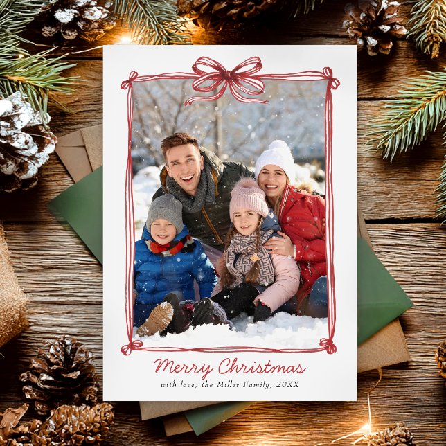 Tarjeta de vacaciones de Navidad dibujada a mano (Subido por el creador)