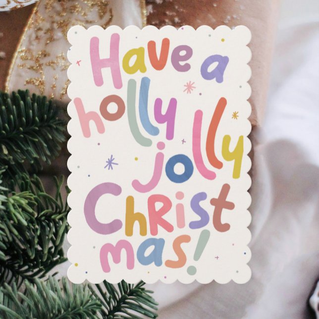 Tarjeta de vacaciones de Navidad moderna minimalis (Subido por el creador)
