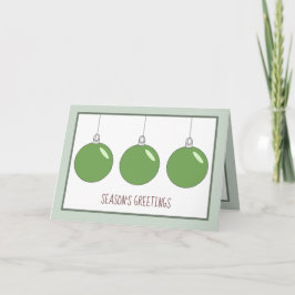 Tarjeta de vacaciones de Navidad moderna y simple