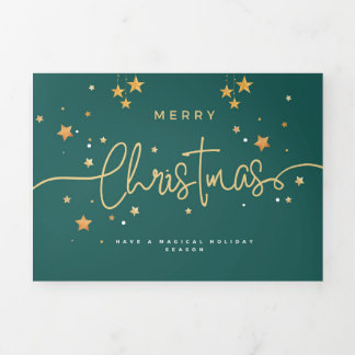 Tarjeta de vacaciones de navidades.