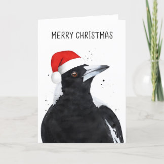 Tarjeta de vacaciones de Navidades australianos ma