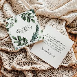 Tarjeta de vacaciones de Navidades blancos para la