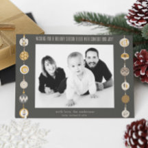 Tarjeta de vacaciones de Navidades de fotografía c