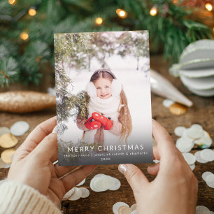 Tarjeta de vacaciones de Navidades de invierno min