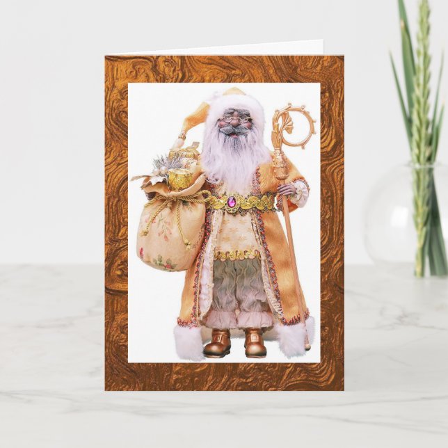 Tarjeta de vacaciones de Navidades de Santa María  (Anverso)