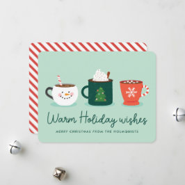 Tarjeta de vacaciones de navidades Mugs