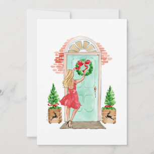 Tarjeta de vacaciones de navidades "Navidades coro