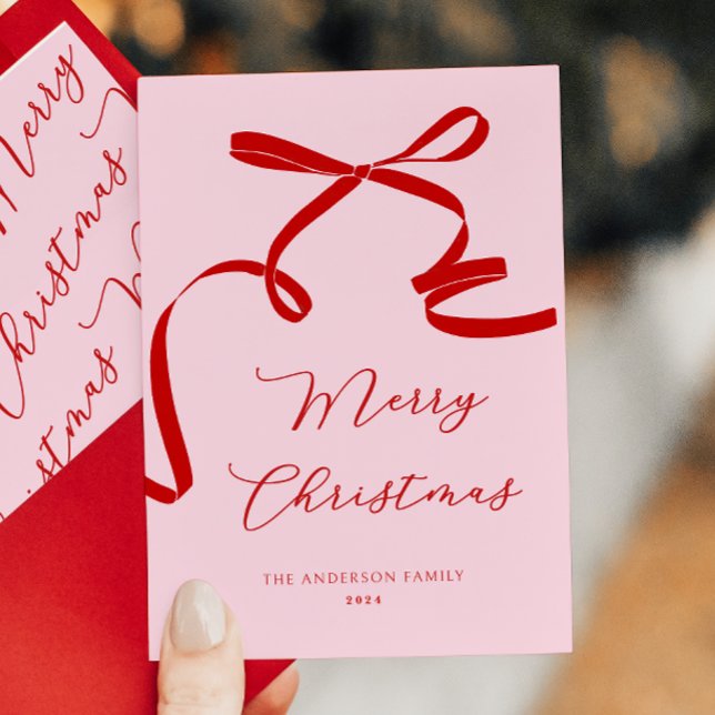 Tarjeta de vacaciones de Navidades rojos (Subido por el creador)