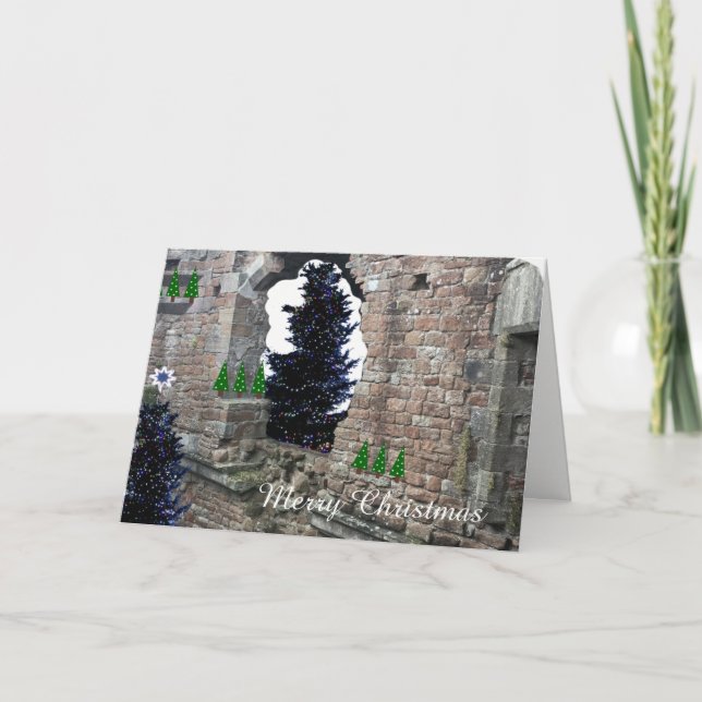 Tarjeta de vacaciones de Navidades rusos (Anverso)