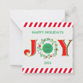 Tarjeta de vacaciones de negocios de la temporada 