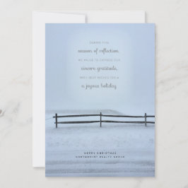 Tarjeta de vacaciones de negocios Snowowley Field