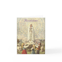 Tarjeta de vacaciones de Nuestra Señora de Fátima