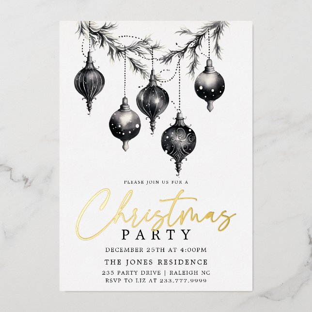 Tarjeta de vacaciones de papel de aluminio (Anverso)