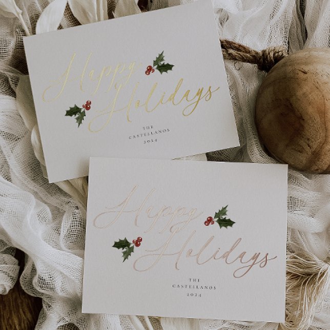 Tarjeta de vacaciones de papel de aluminio de aceb (Subido por el creador)