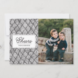 Tarjeta de vacaciones de papel de bienvenida