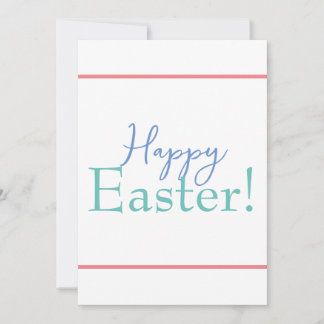 Tarjeta de vacaciones de Pascua para amigos y fami