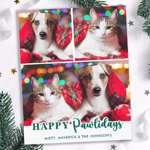 Tarjeta de vacaciones de perro Mascota de Personal