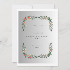 Tarjeta de vacaciones de personalizable para el Dí