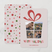 Tarjeta de vacaciones de Personalizado de caja de 