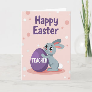 Tarjeta de vacaciones de primavera para maestros