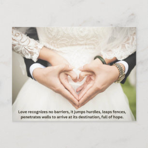 Tarjeta de vacaciones de regalo de el día de San V