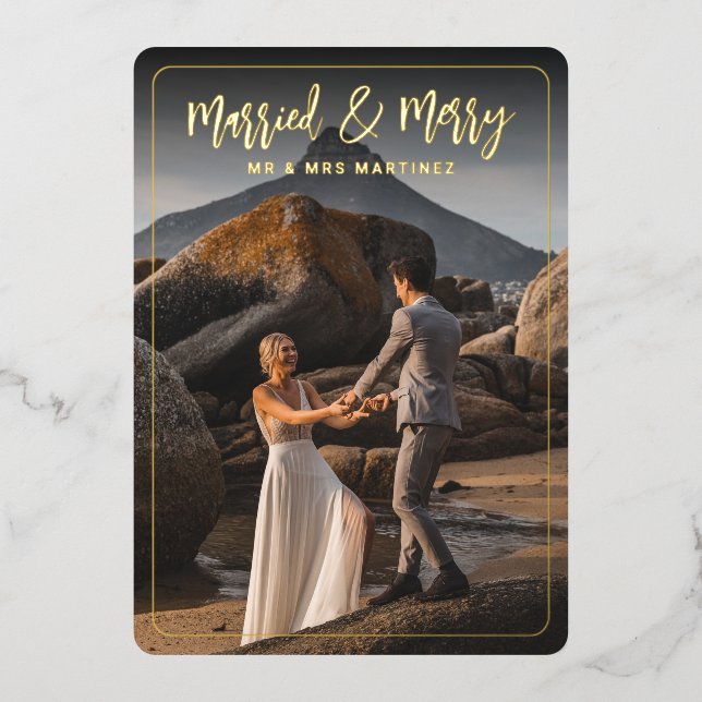 Tarjeta de vacaciones de Relieve metalizado de mar (Anverso)