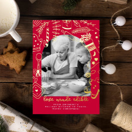 Tarjeta de vacaciones de Relieve metalizado de vac