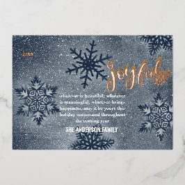 Tarjeta de vacaciones de Relieve metalizado dorado