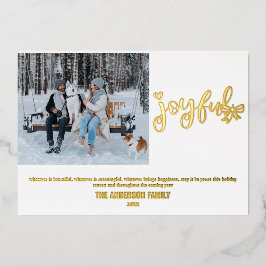 Tarjeta de vacaciones de Relieve metalizado para N