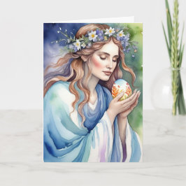 Tarjeta de vacaciones de Sabbat de Equinoccio de P