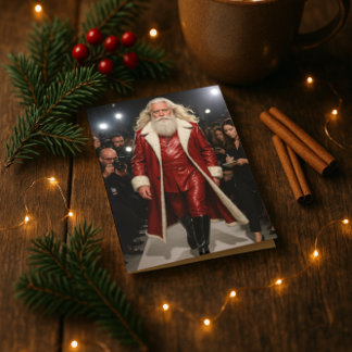 Tarjeta de vacaciones de Santa Sleighs