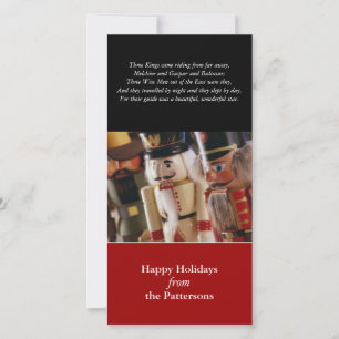 Tarjeta de vacaciones de tres reyes