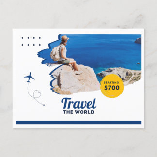 Tarjeta de vacaciones de viaje