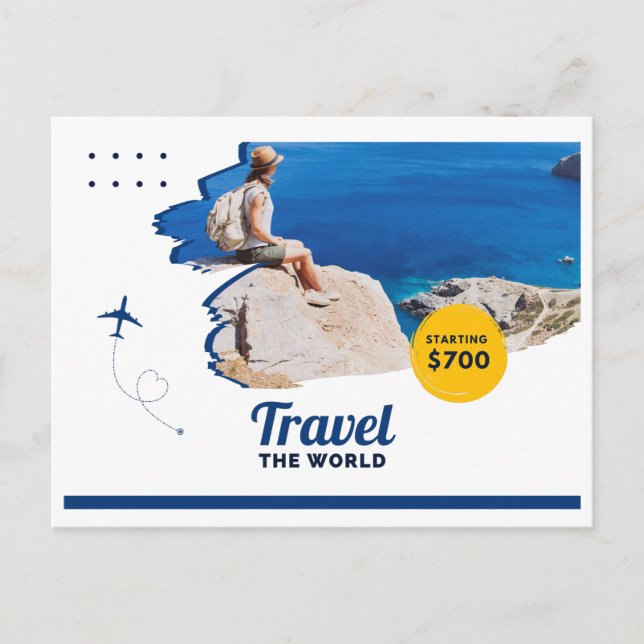 Tarjeta de vacaciones de viaje (Anverso)