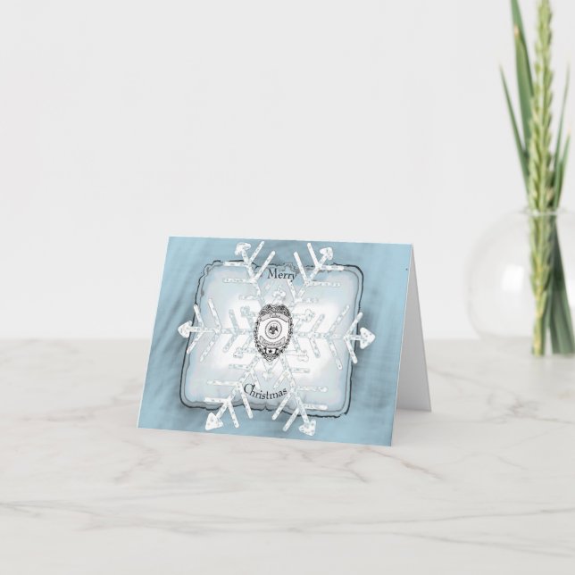 Tarjeta de vacaciones del departamento de policía (Anverso)