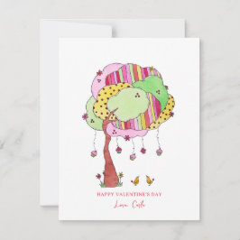 Tarjeta de vacaciones del Día de San Valentín del 