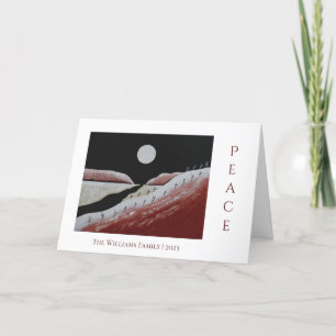 Tarjeta de vacaciones del suroeste del desierto de