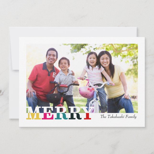 Tarjeta de vacaciones delantera y trasera para mor (Anverso)