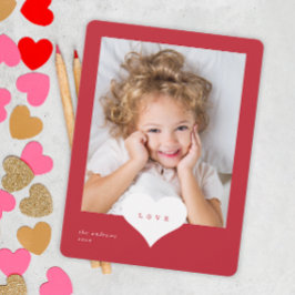 Tarjeta de vacaciones Día de San Valentín de fotos